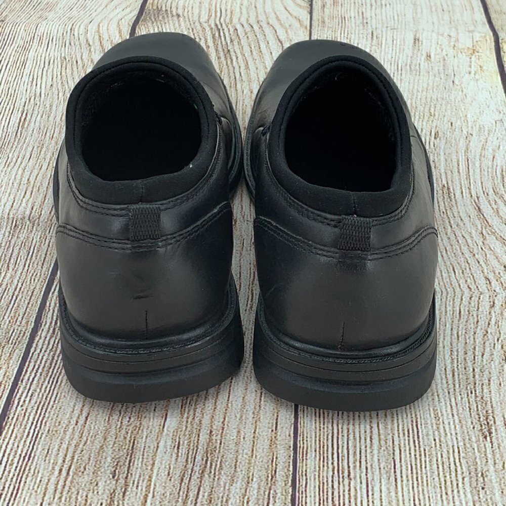 Sperry Top Sider Black Leather Slip On Loafers - Picture 6 of 12